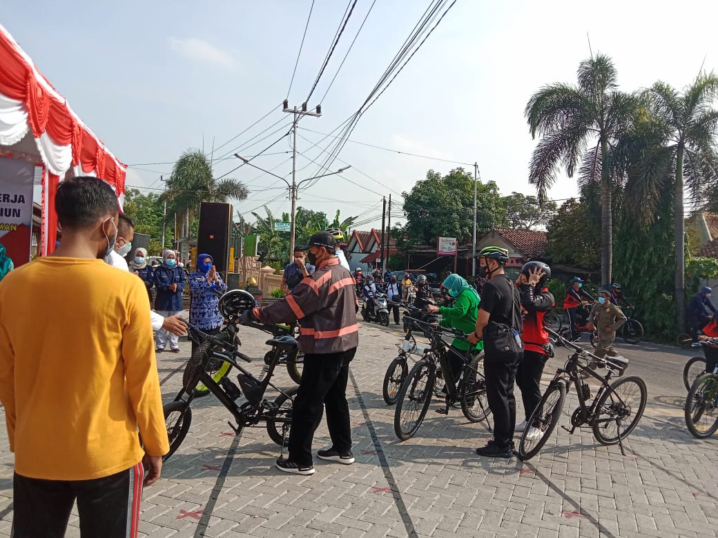 Kunjungan Kerja Walikota Madiun di Lapak Taman Donopuran